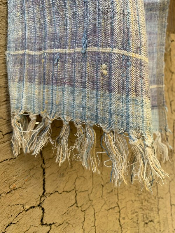 Indigo Dusk Eri Silk Muffler
