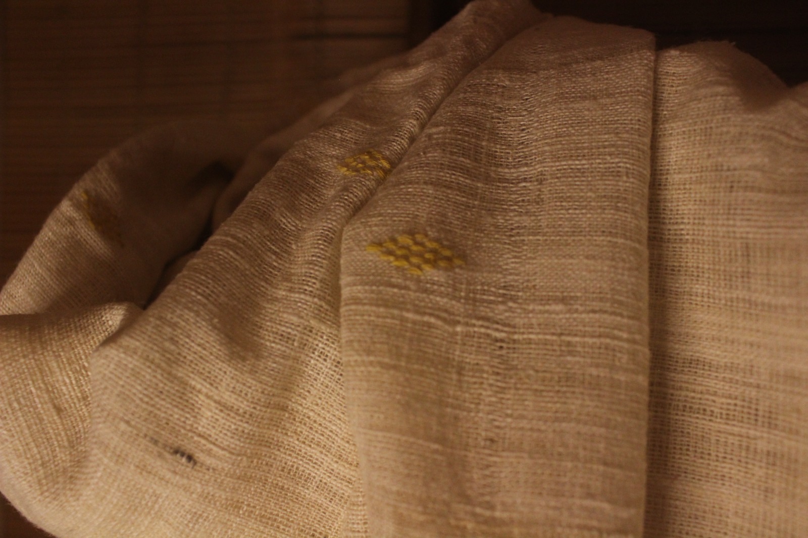 Eri Silk Motif Shawl - Image 4